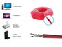 Imagem de Cabo De Rede Patch Cord Cat6 10metros 10m Cat6 Vermelho Giga