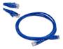 Imagem de Cabo De Rede Patch Cord Cat6 1,5mts Utp Azul