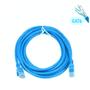 Imagem de Cabo de rede patch cord flexível rj-45 cat-6 2 metros azul