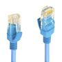 Imagem de Cabo de rede patch cord flexível rj-45 cat-6 2 metros azul