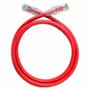 Imagem de Cabo de Rede Patch Cord RJ45 Cat5e Vermelho 1,5m Data Conect