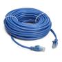 Imagem de Cabo de Rede RJ45 15 Metros CAT5E Crimpado com Conector Blindado para Modem Roteador Pc Notebook LAN