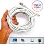 Imagem de Cabo de Rede RJ45 CFTV CAT6 Com 2 Metros Conector Banhado a Ouro LE311