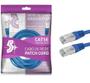 Imagem de Cabo de Rede RJ45 Patch CORD CAT5E FTP - 5M - AZUL 018-9913