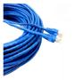 Imagem de Cabo de rede / rolo c/ 40 Metros / Internet / Montado / Azul