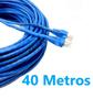 Imagem de Cabo de rede / rolo c/ 40 Metros / Internet / Montado / Azul