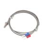 Imagem de Cabo De Sonda De Sensor De Temperatura Tipo K Fio 0-400C Controle De Termopar M6 Parafuso 1M 2M 3M