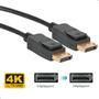 Imagem de Cabo Displayport 1.2 4k 3d Full HD Blindado Ponta Gold Computador Projetor