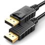 Imagem de Cabo Displayport 1.2 4k 3d Full HD Blindado Ponta Gold Computador Projetor