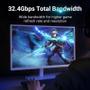 Imagem de Cabo Displayport 1.4 8k Hdr 240hz Ultra Hd 1m Vention Hccbf