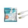 Imagem de Cabo Displayport Macho x Macho Branco 2,0 Metros