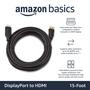 Imagem de Cabo DisplayPort para HDMI 4K@30Hz (4m) - Amazon Basics