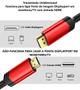 Imagem de Cabo Displayport Para Hdmi 5m Blindado Cabo Dp Hdmi 5 Metros