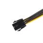 Imagem de Cabo Divisor PCI-e 6 Pinos para 2x 6+2 Pinos (Pacote com 5)