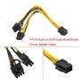 Imagem de Cabo Divisor PCI-e 6 Pinos para 2x 6+2 Pinos (Pacote com 5)