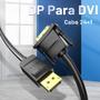 Imagem de Cabo Dp Displayport Para Dvi (24+1) DVI-D 1 Metro Vention