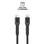 Imagem de Cabo Dual Shock Lightning / Type C - Preto - 1,2m - no Atacado - Caixa Fechada 10 Unidades - Gshield