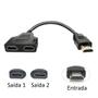 Imagem de Cabo Duplicador HDMI 1x2 Y 1 Entrada 2 Saídas splitter