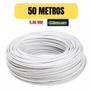 Imagem de Cabo eletrico flexivel 6mm branco 50 metro cobrecom imetro