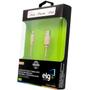 Imagem de Cabo Elg C810BG - USB/Lightning - 1 Metro - Nylon Trancado - Dourado