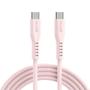 Imagem de Cabo em Silicone USB-C para USB-C Geonav ESC06SPK Rosa
