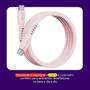Imagem de Cabo em Silicone USB-C para USB-C Geonav ESC06SPK Rosa