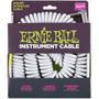 Imagem de Cabo Ernie Ball UltraFlex Branco Reto 9,14m Espiral