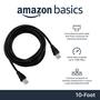 Imagem de Cabo Ethernet Amazon Basics Cat 6 RJ45 (3m) - Preto