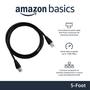 Imagem de Cabo Ethernet Amazon Basics Cat6 RJ45 - 1 Gbps - 1,5m