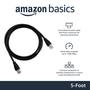 Imagem de Cabo Ethernet Amazon Basics Cat6 RJ45 - 1 Gbps - 1,5m