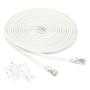 Imagem de Cabo Ethernet Amazon Basics Cat7 RJ45 (9m) - Branco