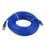 Imagem de Cabo Ethernet Cat5e Azul 18m - Para Roteador, Modem e Computador
