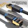 Imagem de Cabo Ethernet Vention Cat 8  Conector Rj45 De 2m