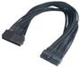 Imagem de Cabo Extensor 24 pinos 20 + 4 pinos - Para Placa Mãe - 40cm - Akasa FLEXA P24 AK-CBPW06-40BK
