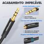 Imagem de Cabo Extensor 3.5mm P3 4 Vias P/ Fone Microfone 1m Vention