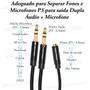Imagem de Cabo Extensor 3.5mm P3 4 Vias P/ Fone Microfone 1m Vention