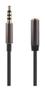 Imagem de Cabo Extensor 3 Metros P3 4 Vias Conector Banhado A Ouro