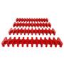 Imagem de Cabo Extensor de Fonte Sleeved Rise Mode, 4 em 1, 1x 24p ATX, 1x 4+4p CPU, 2x 6+2p PCIe, Vermelho - RM-SL-FR