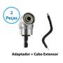 Imagem de Cabo Extensor Flexível e Adaptador Angular P/ Parafusadeira