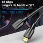 Imagem de Cabo Extensor HDMI 2.1 Gamer 2 Metros 8K 60hz 4K 120Hz 48Gbp