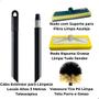 Imagem de Cabo Extensor Metal 3 Metros com Rodo Fibra Abrasiva e Limpa Teto