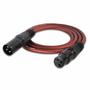 Imagem de Cabo Extensor Microfone Xlr 3M Canon Macho Fêmea Balanceado