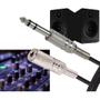 Imagem de Cabo Extensor P2- Conector P10 Trs Profissional Blindado 1m
