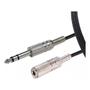Imagem de Cabo Extensor P2- Conector P10 Trs Profissional Blindado 1m