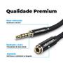 Imagem de Cabo Extensor P2 P3 Fone HeadSet Notebook Pc 2m Vention