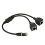 Imagem de Cabo Extensor RJ45 Ethernet LAN - 1 Macho para 2 Fêmeas
