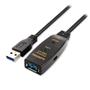 Imagem de Cabo Extensor USB 3.0 AM/AF com Amplificador de Sinal - 10 metros - Comtac-9374