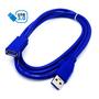 Imagem de Cabo Extensor USB 3.0 Macho Fêmea Super Velocidade 1.50m SCSW317
