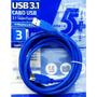 Imagem de Cabo Extensor Usb 3.1 Macho E Fêmea 3mt 0187723 Resistente