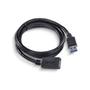Imagem de Cabo Extensor USB a 3.0 Macho para USB a 3.0 Femea 28AWG Puro Cobre 1 Metro - PUAMF3-1 - PCYES